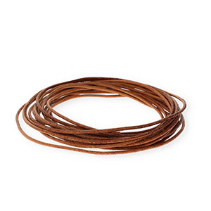 Cuir rond&nbsp;2&nbsp;mm Marron