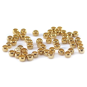 Perles &agrave; &eacute;craser DQ 2mm Dor&eacute;