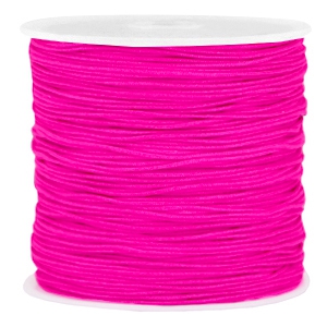 Fil macram&eacute; 0.8mm Super rose n&eacute;on 