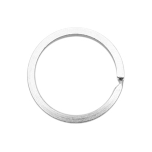 Porte-cl&eacute;s anneau 25mm argent&eacute; antique