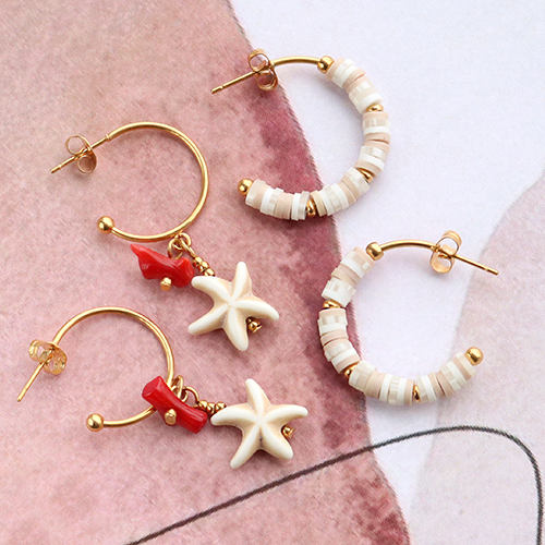 Voici comment confectionner de superbes boucles d&rsquo;oreilles tendance avec des appr&ecirc;ts de boucles d&rsquo;oreilles :