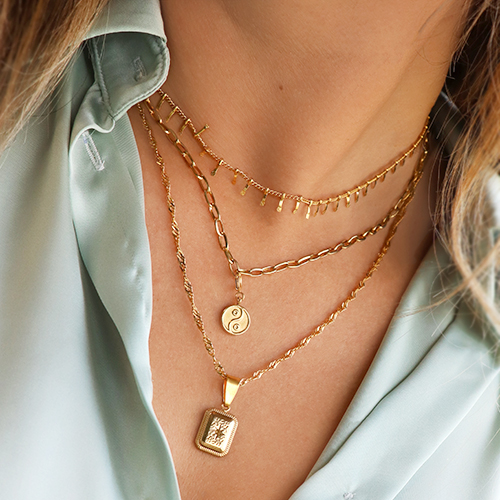 Inspiration pour la cr&eacute;ation de bijoux tendance avec des breloques en acier inox