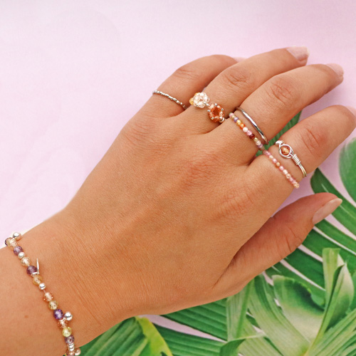 Ainsi vous cr&eacute;ez des bagues avec des perles en zirconium