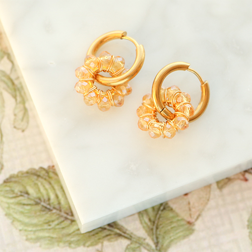 Inspiration de bijoux avec perles &agrave; facettes disque