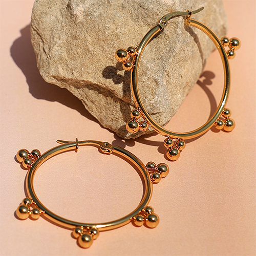 Mix&Match boucles d'oreilles en acier inoxydable