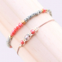 Bracelets color&eacute;s pour l&rsquo;&eacute;t&eacute; avec perles &agrave; facettes