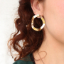 Boucles d&rsquo;oreilles tendance en m&eacute;tal et en acier inox !
