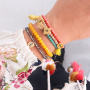 Ces bracelets sont faciles &agrave; faire avec les nouveaux bracelets perles &agrave; facettes