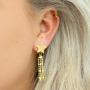 Boucles d&rsquo;oreilles statement avec de nouveaux supports boucles d&rsquo;oreilles 