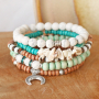 Inspiration pour la confection de bracelets pour hommes et femmes avec des perles en bois 