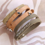 Mix & match avec ces magnifiques bracelets Cuoio
