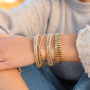 Mix & match bracelets joncs en acier inoxydable