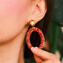 Inspiration avec des pendentifs &agrave; facettes color&eacute;s 