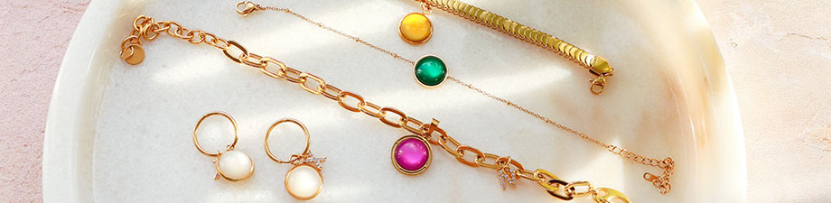 Cabochon plat 12mm Polaris Elements Cabochon plat 12mm Polaris Elements