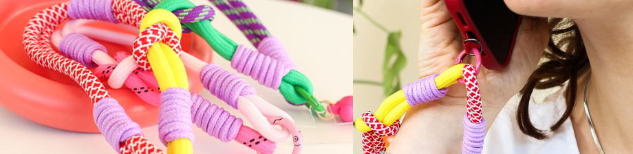 Cordons de t&eacute;l&eacute;phone tendance et attaches