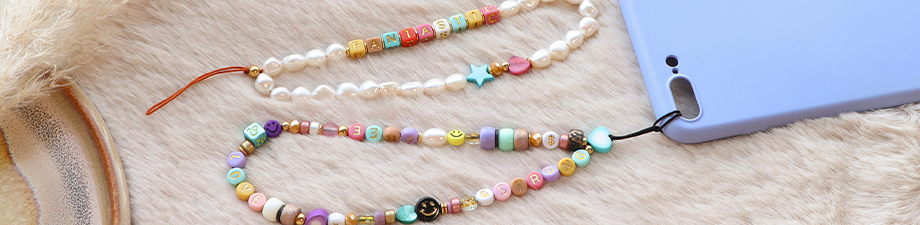 Perles et breloques smiley