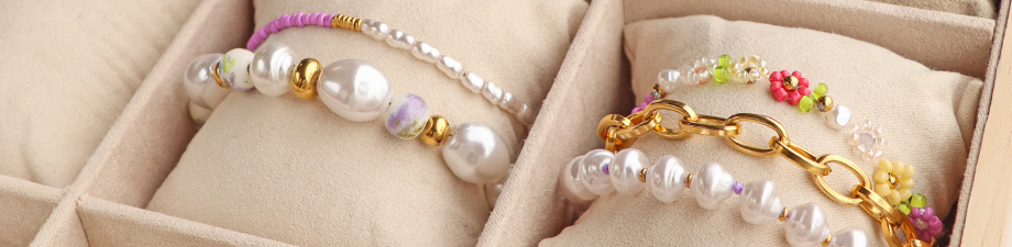 Imitations perles d&rsquo;eau douce