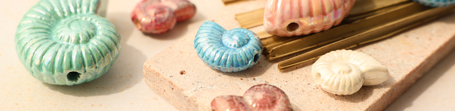 Vient d'arriver : Perles en céramique grecque DQ Vient d'arriver : Perles en céramique grecque DQ