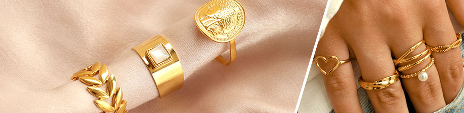 Yes! Nouvelle s&eacute;rie de bagues en acier inoxydable uniques