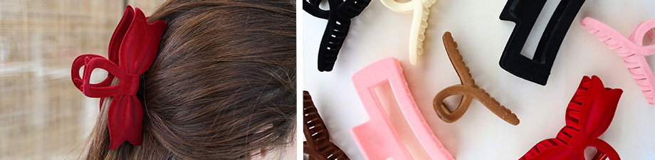 Nouvelle collection de pinces &agrave; cheveux en velours