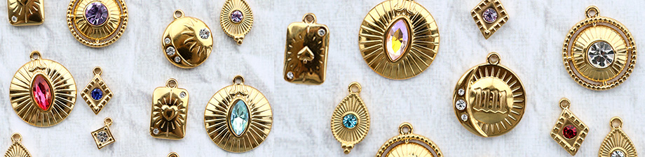 Tout juste arriv&eacute;! Superbes breloques en acier inoxydable