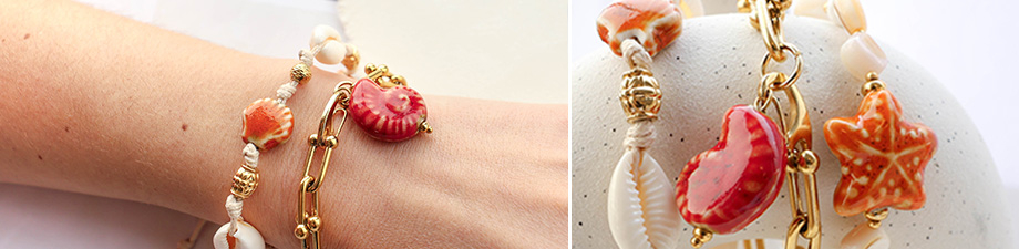 Nouvelle collection de perles en c&eacute;ramique