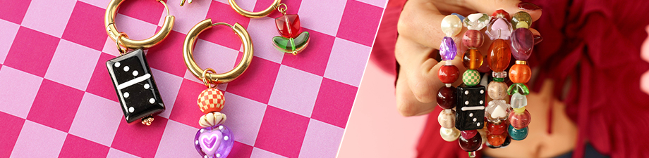 Nouvelle collection de perles en verre et en c&eacute;ramique