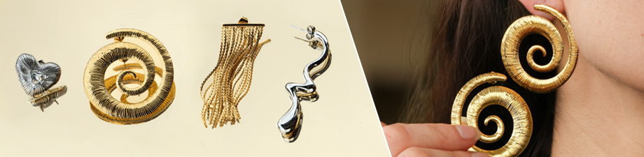 D&eacute;couvrez nos boucles d&rsquo;oreilles en acier inoxydable