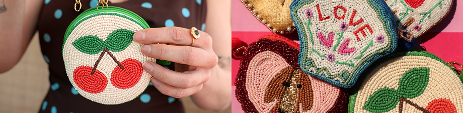 Nouvelle collection porte-monnaie en perles 