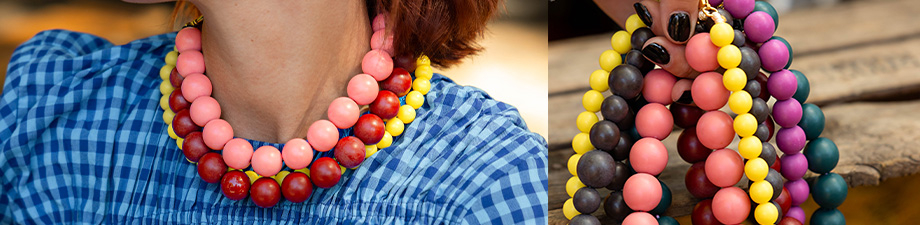 Perles rondes en acrylique mates Perles rondes en acrylique mates
